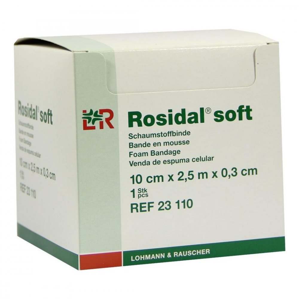 Lohmann & Rauscher GmbH & Co.KG Rosidal Soft Binde 10x0,3cmx2,5m 00886854