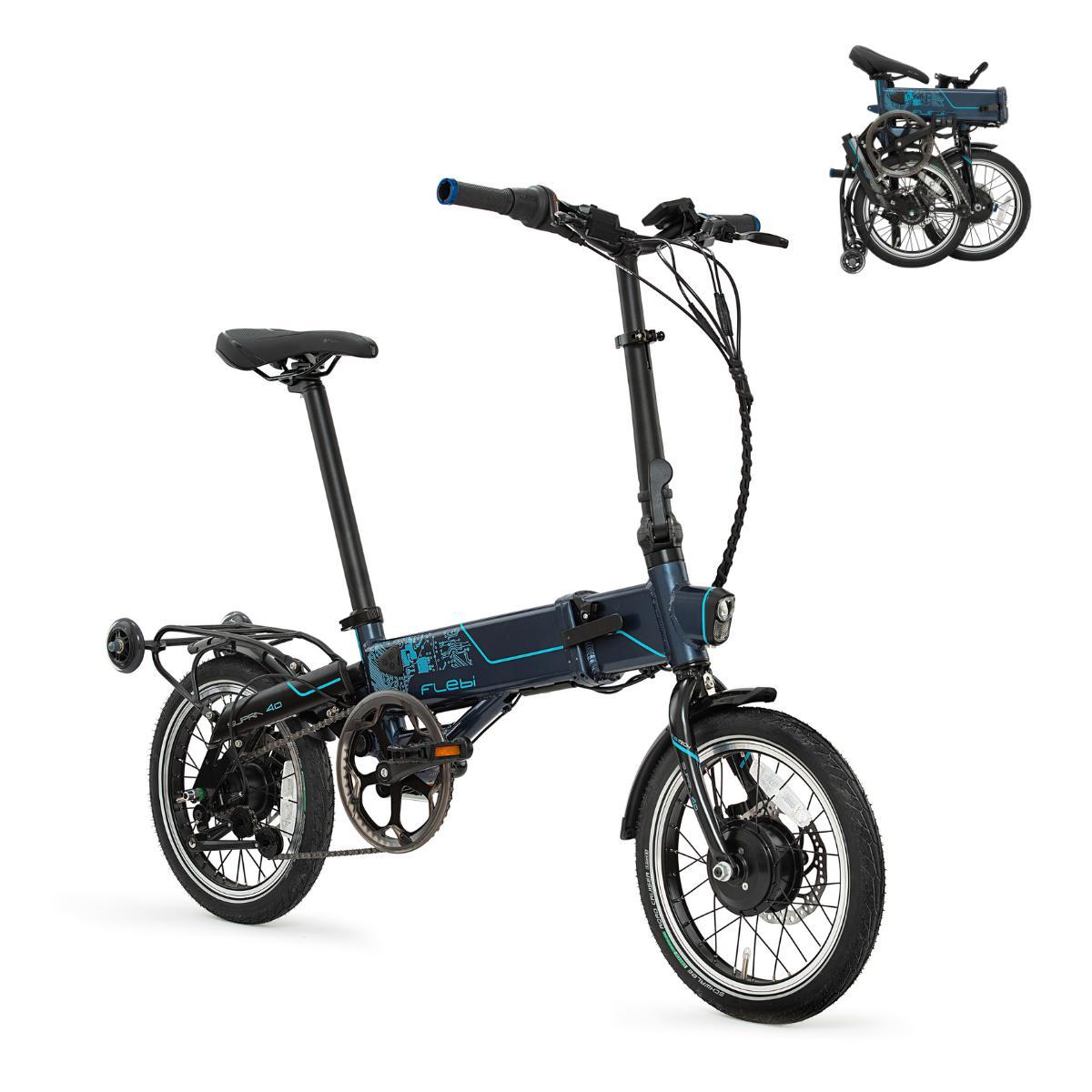 Faltbares E-Bike Supra 4.0+ Tech Navy | 90 km | 14 Ah | 16"