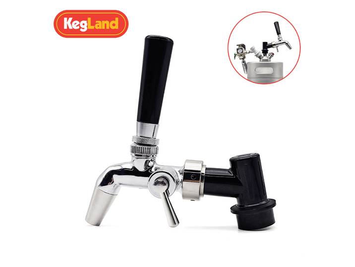 KegLand NukaTap G2 Kits de tarauds à bière, robinet de contrôle de débit avec poignée en plastique, fourniture de cuisine, brassage à domicile