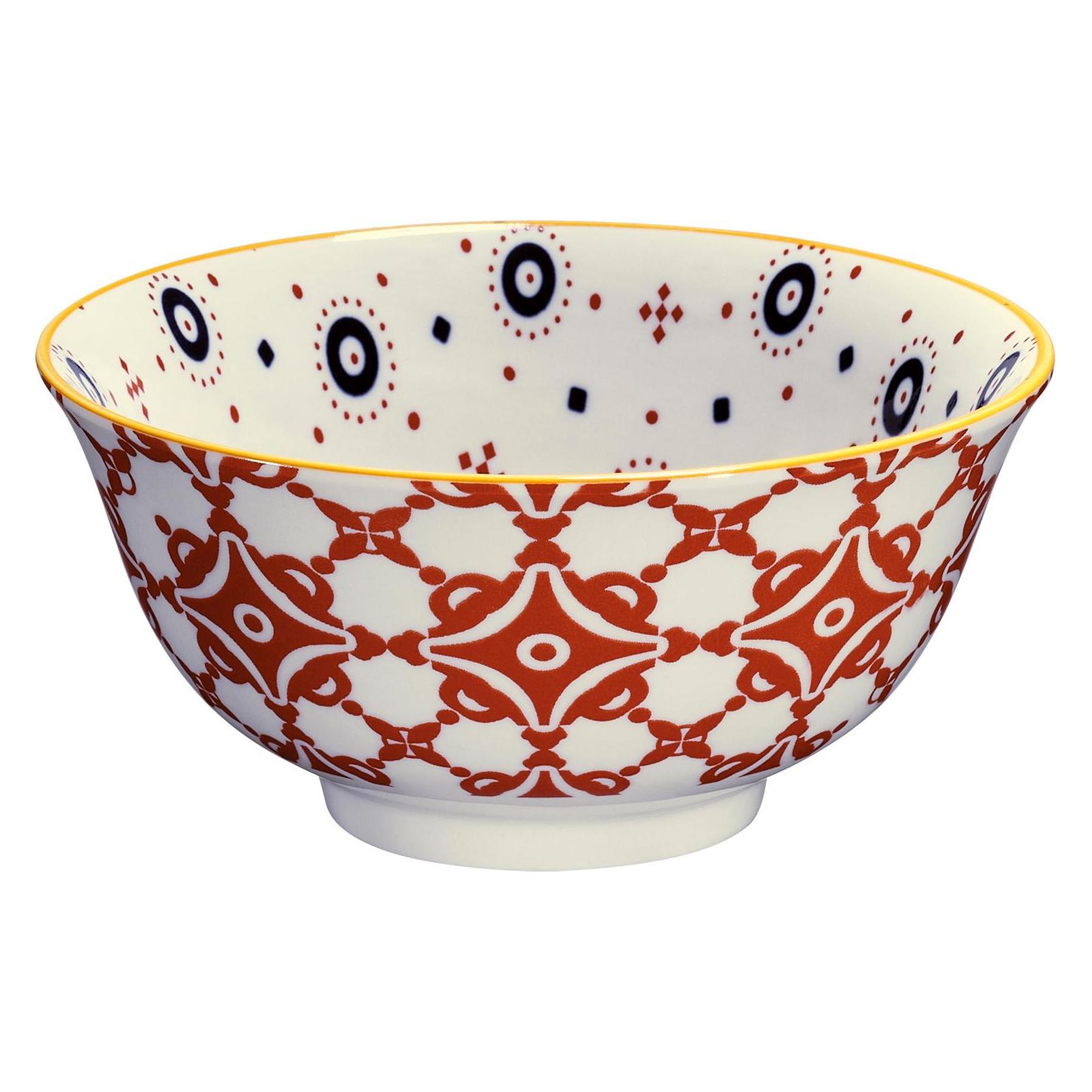 Cilio Bowl Amici Kacheln Porzellan 500 ml (15 cm, 0.50 l) (107654-136833.0100) Mindestbestellmenge: 6 Stück