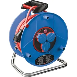 BRETEC KT-RN 40 - Garant Bretec IP44 Gewerbe-/Baustellen-Kabeltrommel 40 m, blau