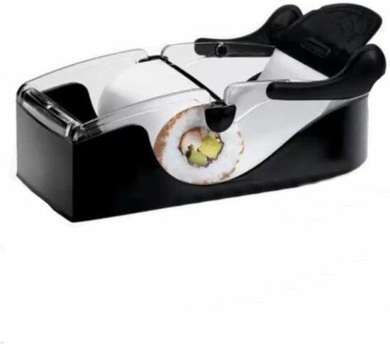 Sushi-maakset voor efficiënte bereiding van sushirollen, zwart, plastic
