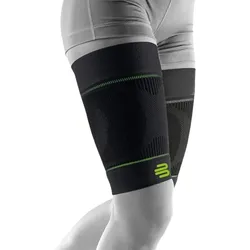 Bauerfeind Sports Compression Sleeves Upper Leg extra long, schwarz - schwarz / M