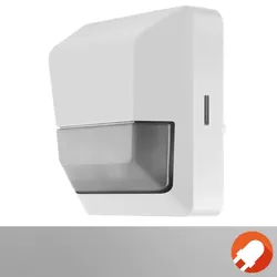 OSRAM Sensor Wall Outdoor Bewegungsmelder Aufbau IP55 weiß - Bewegungs- und Lichtsensor für bündige Deckenmontage, Weiß, IP55-Schutz, für Eingangsbereiche