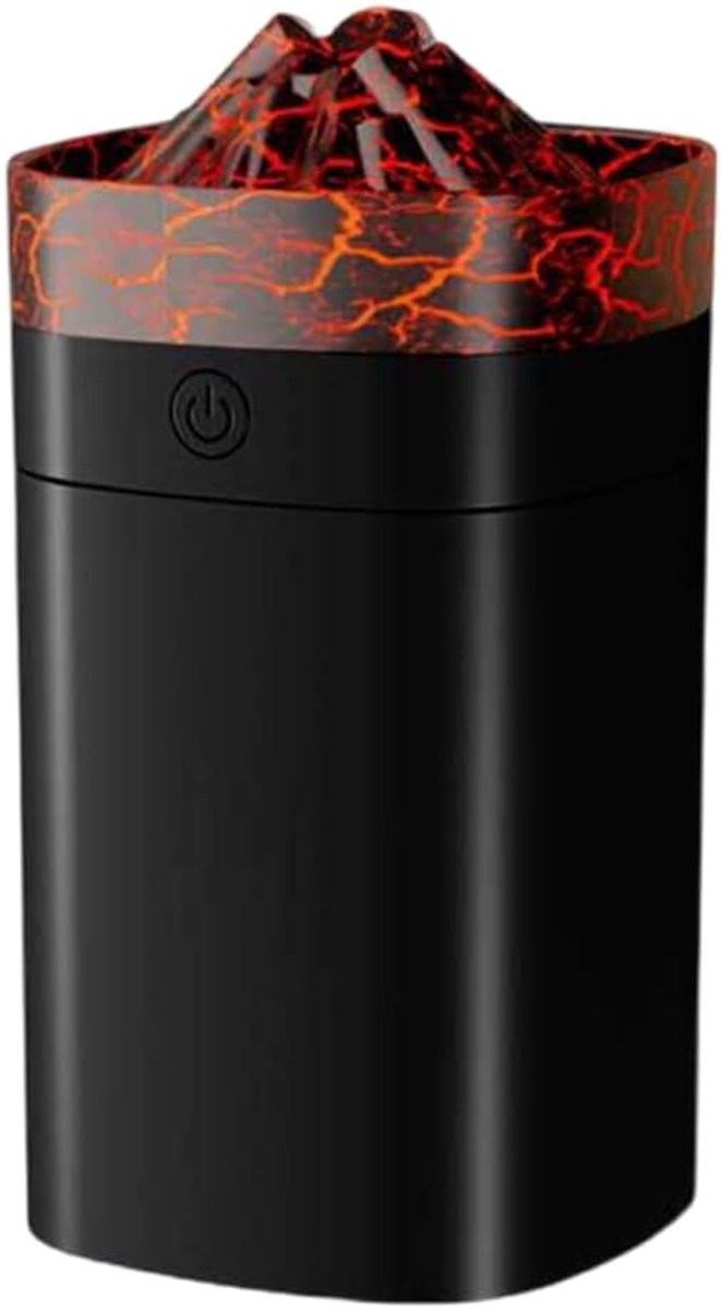 Volcano Aroma Diffuser Luchtbevochtiger met USB, 400ml, Zwart
