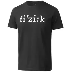 Fizik Logo T-Shirt mit kurzem Ärmel Black Gr. L