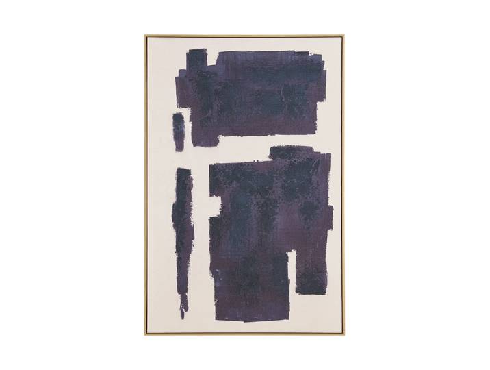 Design Wandbild „Edna“ 100 x 150 cm Beige, Blau Nordic Living