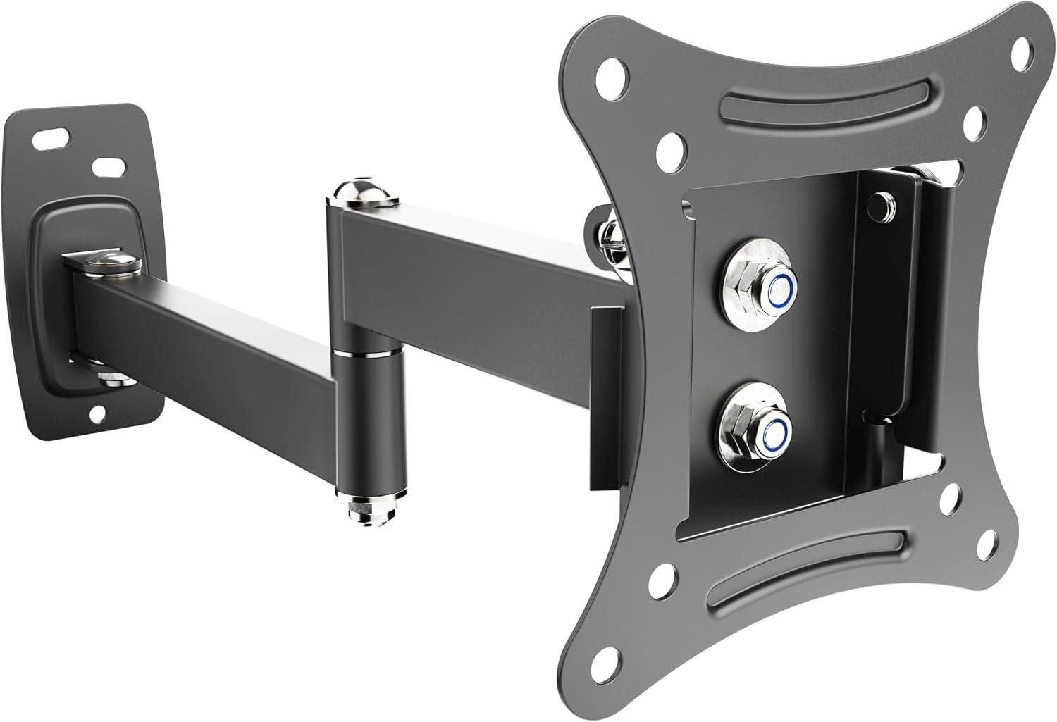 RICOO Universele PC Monitor Muurbeugel S1211, Draaibaar en Kantelbaar, voor 13-29 inch schermen (tot 25 kg, VESA 100x100)