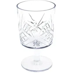 6 Mehrweggläser Weinglas Firenze SAN 340 ml Wiederverwendbar Kunststoff unzerbrechlich transparent