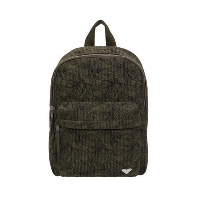 Daypack ROXY "Sunset Drift Printed 8L", Damen, grün (beetle), Kunstfaser, Rucksäcke