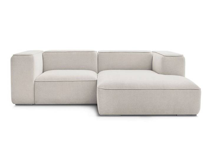 Ecksofa BOBOCHIC ZEPHYR Stoff mit Textur beige