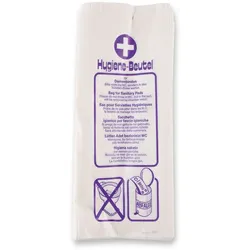1000x Hygienebeutel aus Recyclingpapier weiß