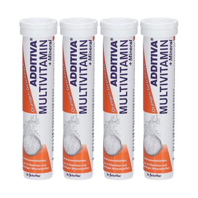 Additiva Multivit.+Mineral Orange R Brausetabl. 4x 4x20 St Brausetabletten