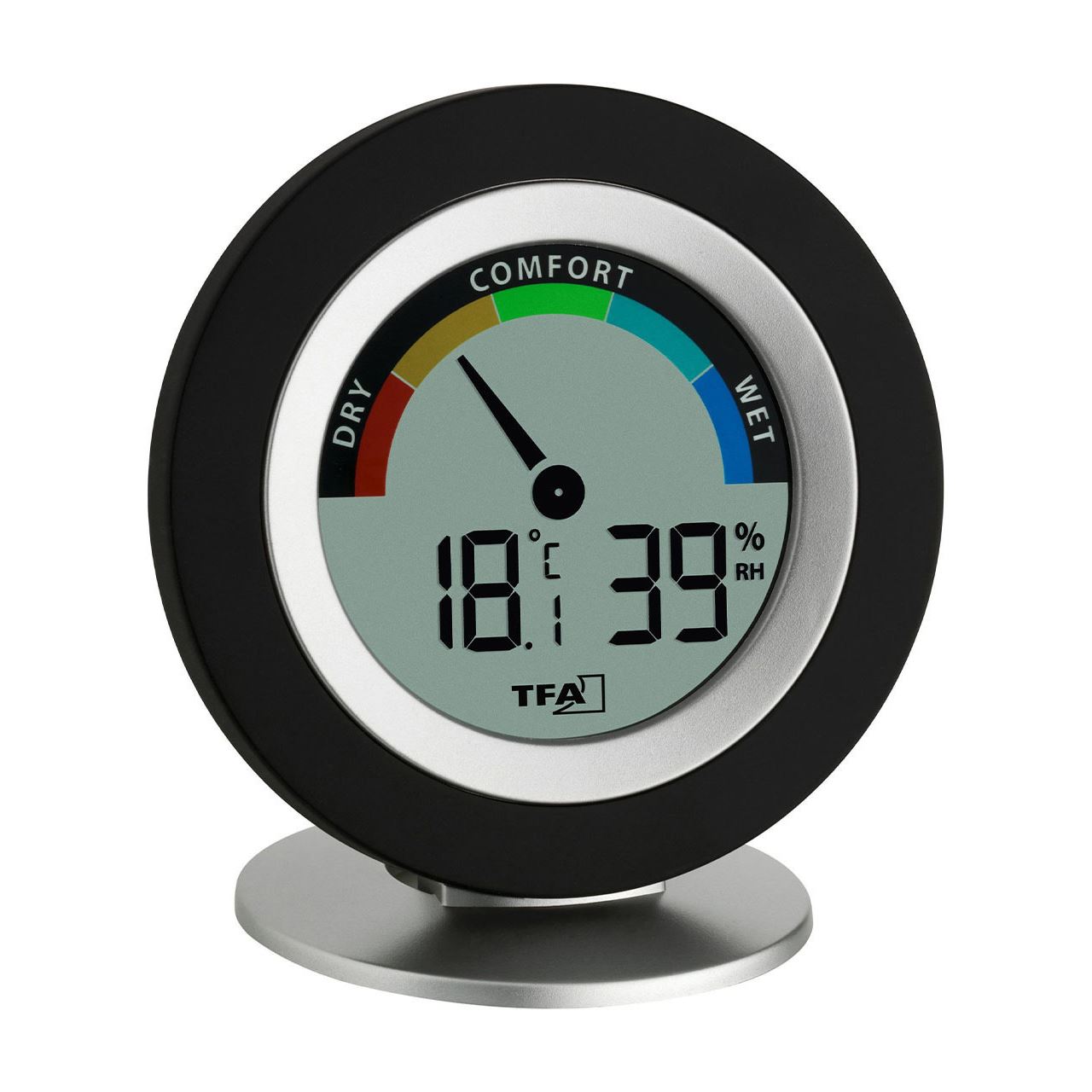 TFA COSY 30.5019 Hygrometer schwarz