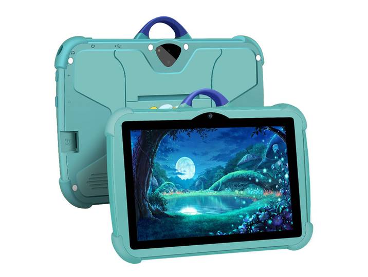Nouvelle tablette pour enfants 5G WiFi de 7 pouces, version mondiale, processeur quadricœur, 4 Go de RAM, 64 Go de ROM, double caméra arrière, cadeaux pour enfants, tablettes Android 13