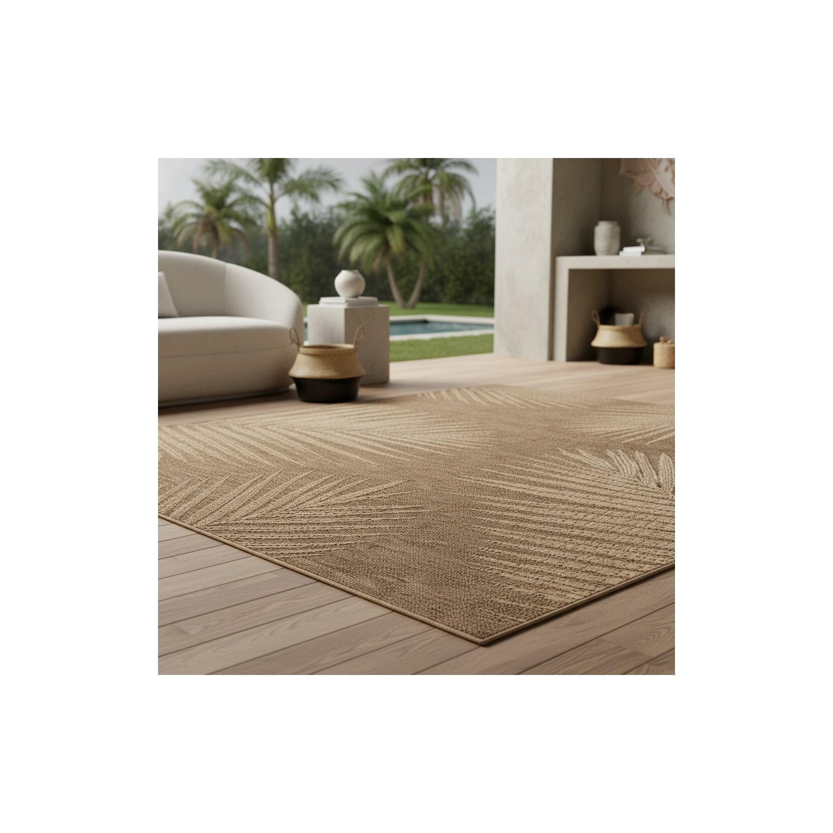 Outdoorteppich ARLBERG, in Jute-Optik, Braun, 120 x 170 cm