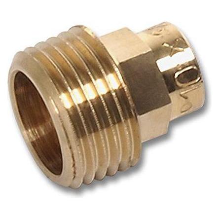 Sanha Übergangsnippel LWxGZ22x3/4, braun, mit Anschlussstück (69450558)