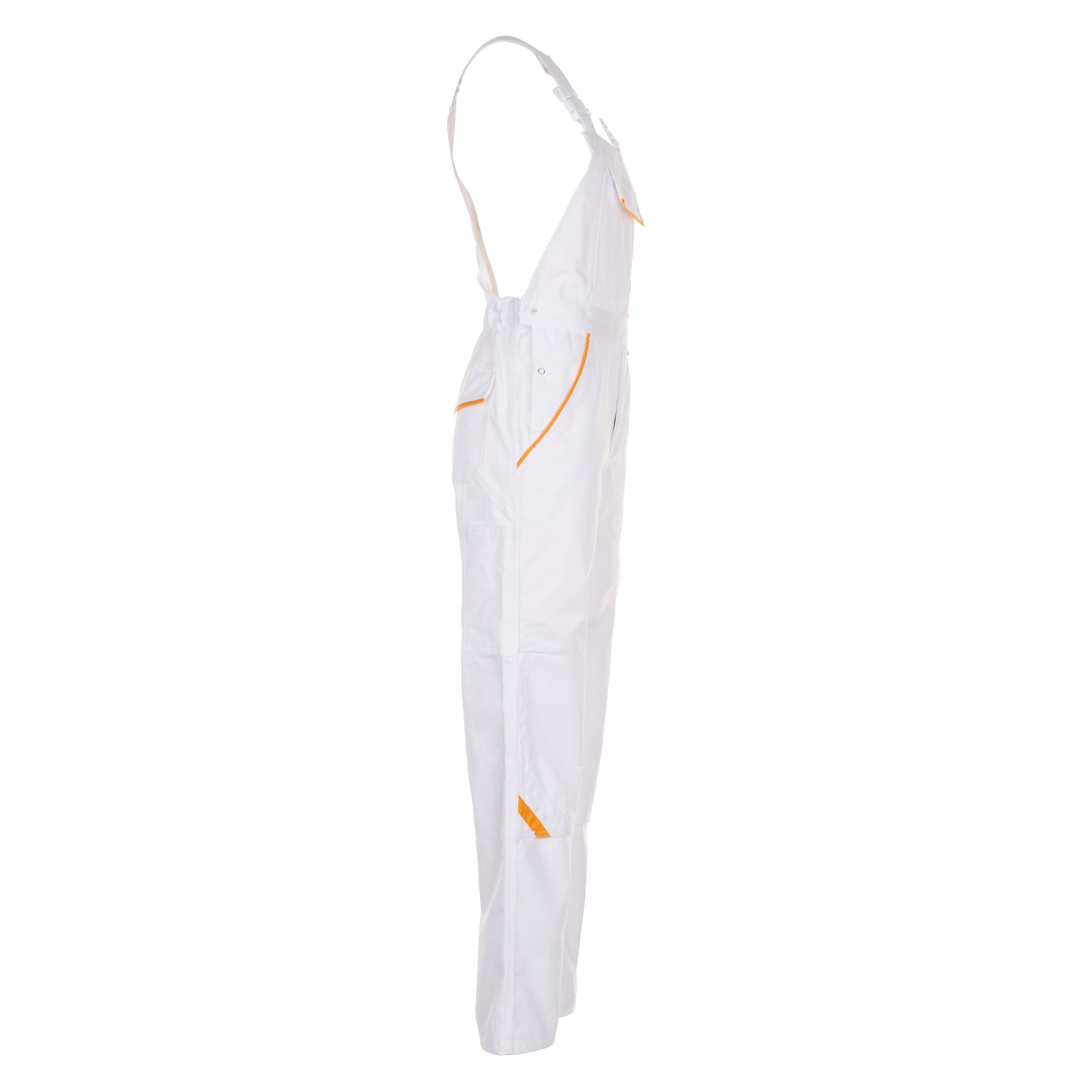 Planam Latzhose reinweiss/reinweiss/gelb 58 60 (60) (42968584)