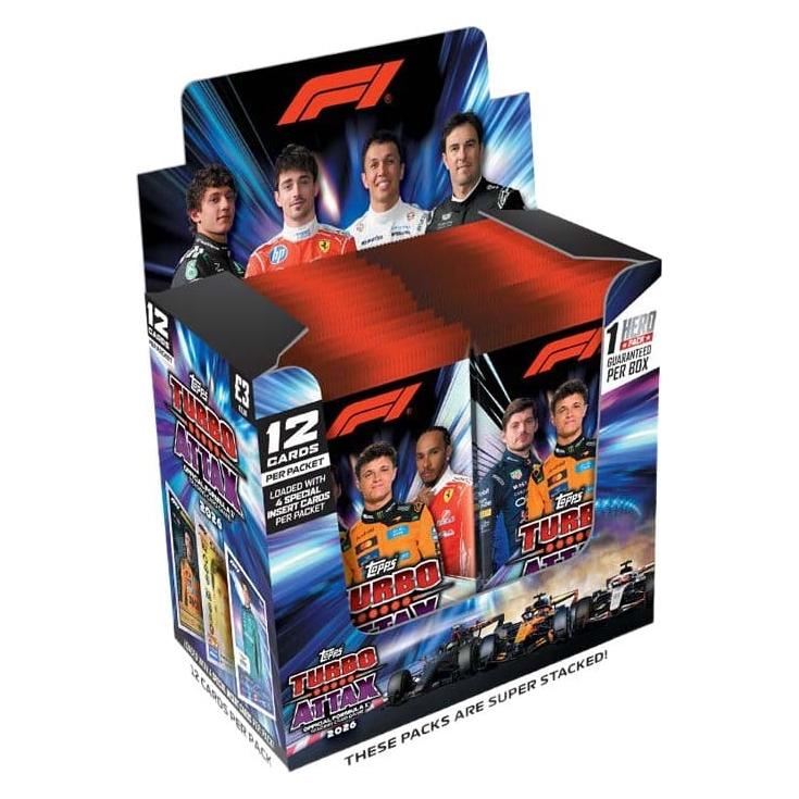 Topps Formule 1 Turbo Attax 2026 cartes à collectionner présentoir (24) (Booster Display) (TOPP084780)