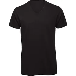 B&C Herren V-Ausschnitt T-Shirt Inspire V TM044 black S