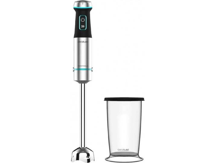 Cecotec Power TitanBlack 1200 XL 0\,8 l Staafmixer 1200 W Zwart\, Zilver