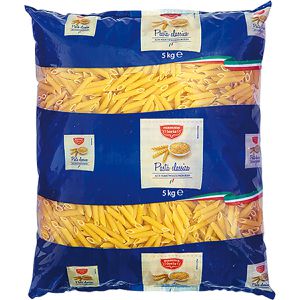 Mamma-Lucia Nudeln Pasta Classica Penne Rigate, Hartweizen, 5 kg