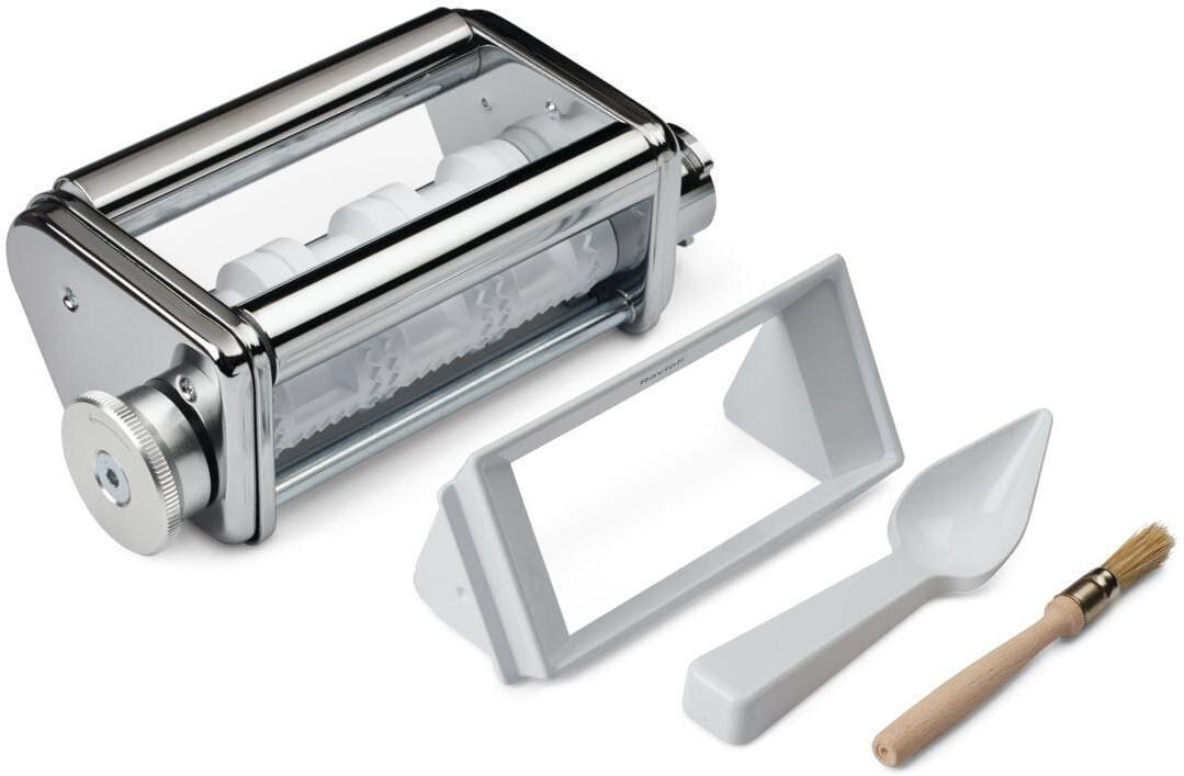 Raviolivorsatz KENWOOD "KAX93.A0ME", silber (silberfarben), B:22,6cm H:9,3cm T:11,3cm, Metall, Küchenmaschinen-Aufsätze, Raviolivorsatz silberfarben Einheitsgröße