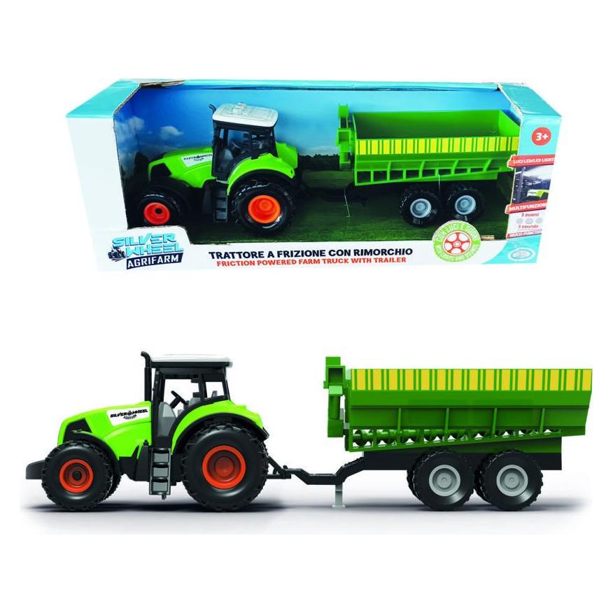 ODS Silver Wheel - Tractor with accessory for collecting wheat with friction, with lights and sounds mea (36934696)