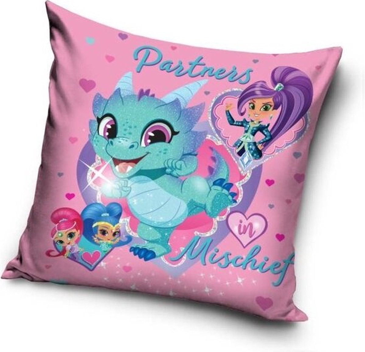 Shimmer en Shine Sierkussen met rits - 40 x 40 cm