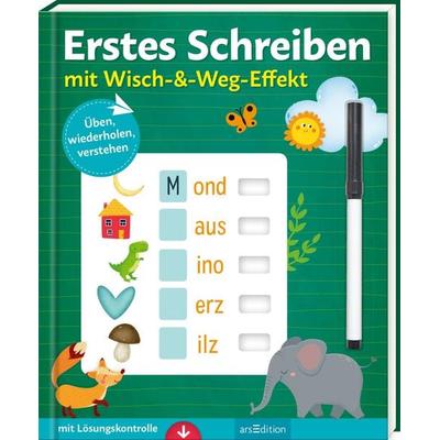 Erstes Schreiben – mit Wisch-&-Weg-Effekt, Gebundene Ausgabe von , arsedition, 978-3-8458-6804-2