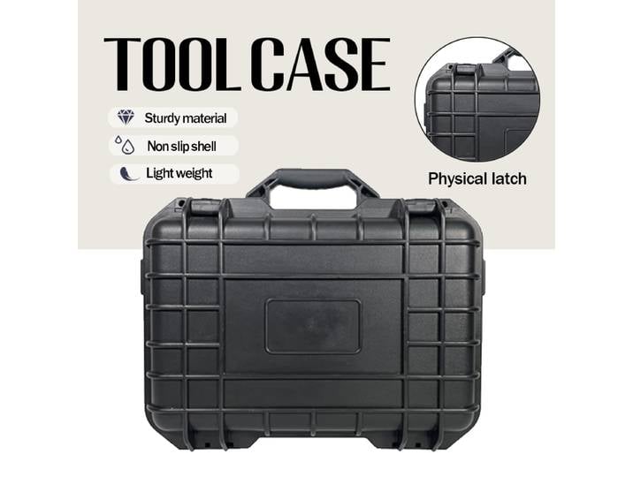 Ensemble de boîtes à outils étanches et résistantes aux chocs de style Pelican, avec insert en mousse personnalisé, organisateur de protection rigide pour outils, coffret de rangement pour outils
