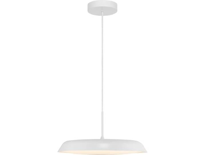Nordlux Piso LED Pendelleuchte Weiß Dimmbare Hängelampe mit Moodmaker™ Dim-to-Warm Technologie Skandinavische Deckenleuchte für Esszimmer & Küche Modernes & minimalistisches Design
