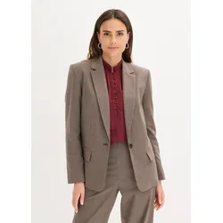bonprix karierter Blazer, braun, Gr.48, eleganter karierter Blazer