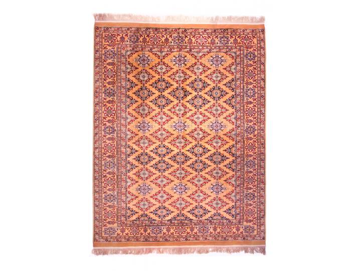 Afghan Mauri Kabul Teppich 217x268 Handgeknüpft Orientteppich Wolle mit Seide