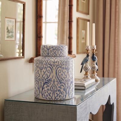 Storied Home Decorative Ginger Jar with Lid