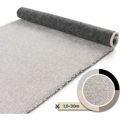 Teppichboden FAMOSO - Hellgrau - 4,00m x 1,50m