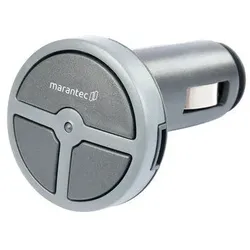 Marantec Digital 323, Handsender für den Zigarettenanzünder 3-Kanal, 868 Mhz Multi-Bit - grau