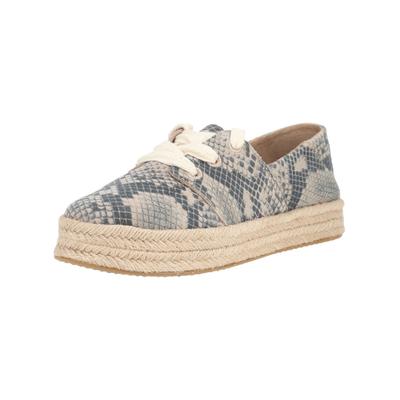 Espadrille TOMS "TOMS Halbschuhe Leder", Damen, Gr. 42, taupe, Leder, Schuhe Espadrille