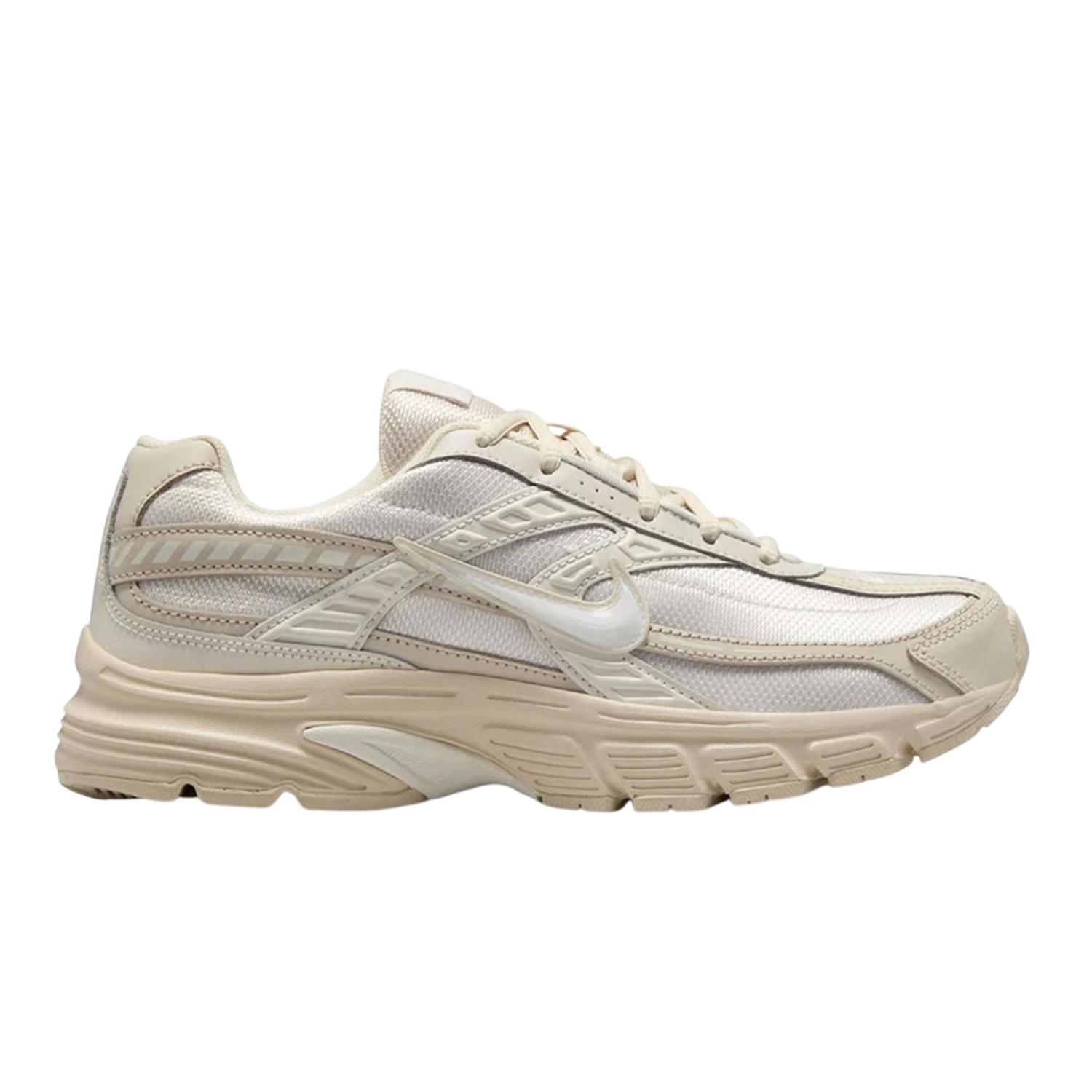 Nike - "Initiator" Logo Sneaker für Damen (Naturweiß/Braun)