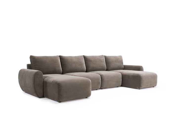 Innovation Living Norum Sofabett U-Form mit Armlehnen
