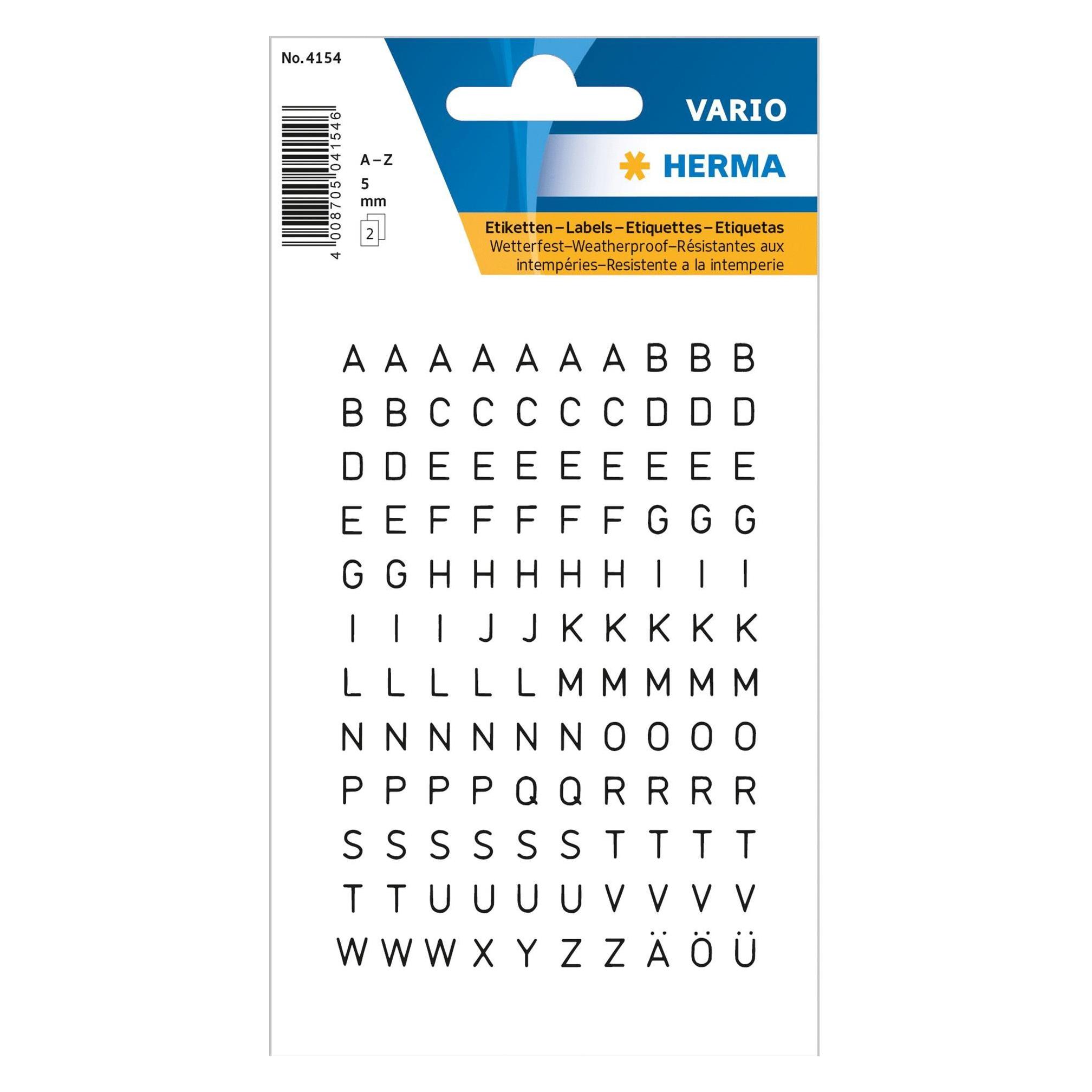 Herma Buchstaben Etiketten (4154)