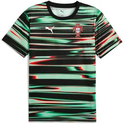 PUMA Portugal kurzarm Aufwärmshirt 2025 Herren 18 - PUMA black-PUMA white XXL