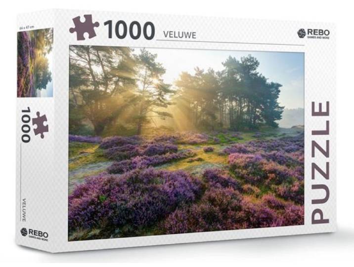 Rebo - Puzzel 1000 st. - Veluwe - 66 x 74 cm