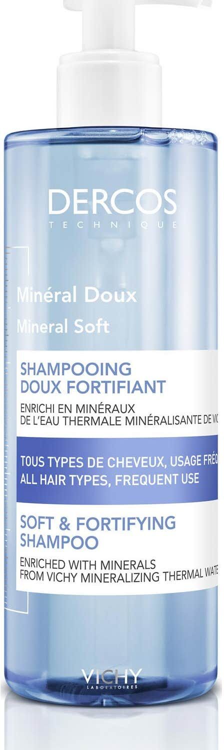 Vichy Dercos Technique Champú Mineral Suave Fortificante 400 ml