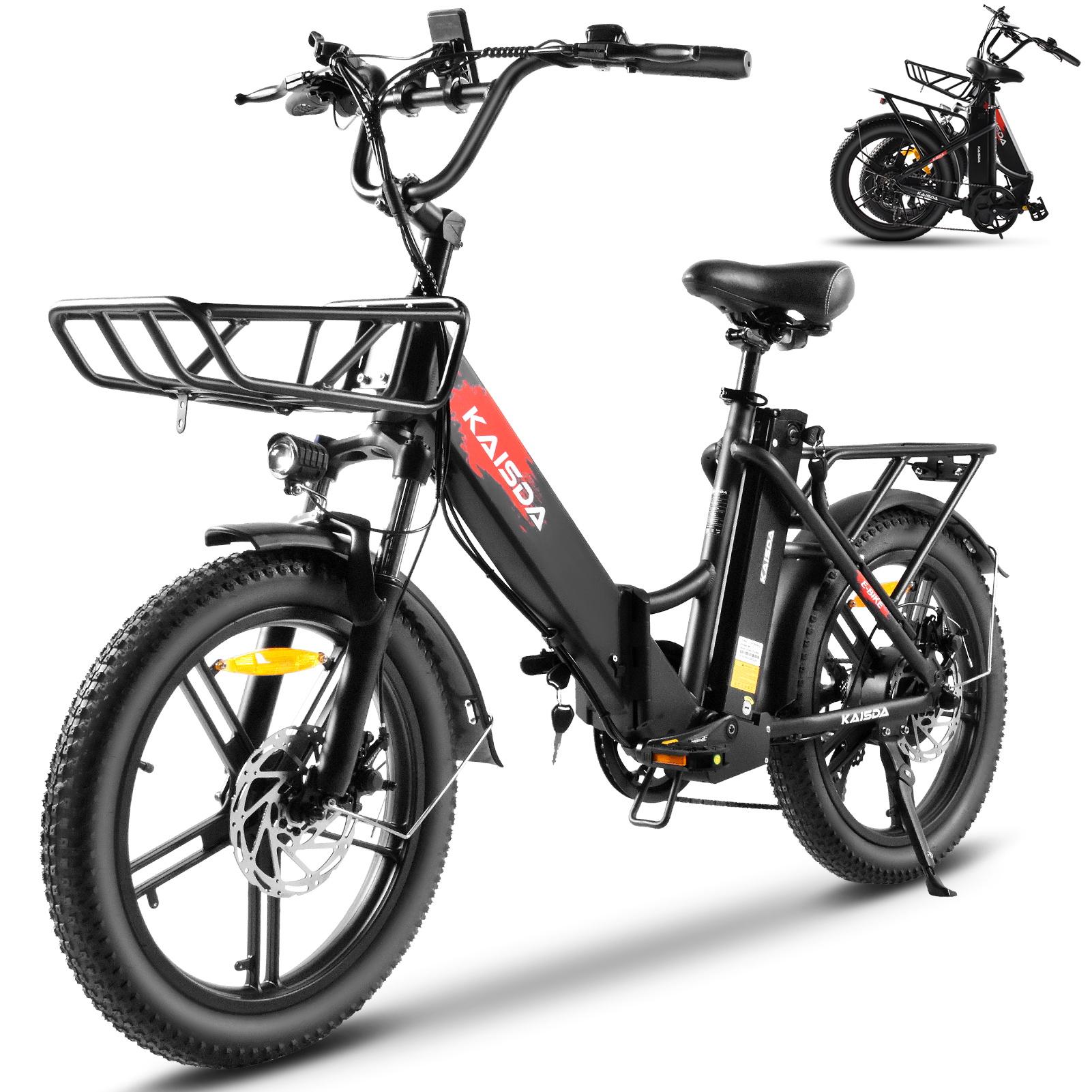 K201 Erwachsenen-All-Terrain-E-Bike, Doppelsystem-Akku 10,4Ah × 2, 250W Motor, breite All-Terrain-Reifen, mechanische Scheibenbremsen, max. 150 kg