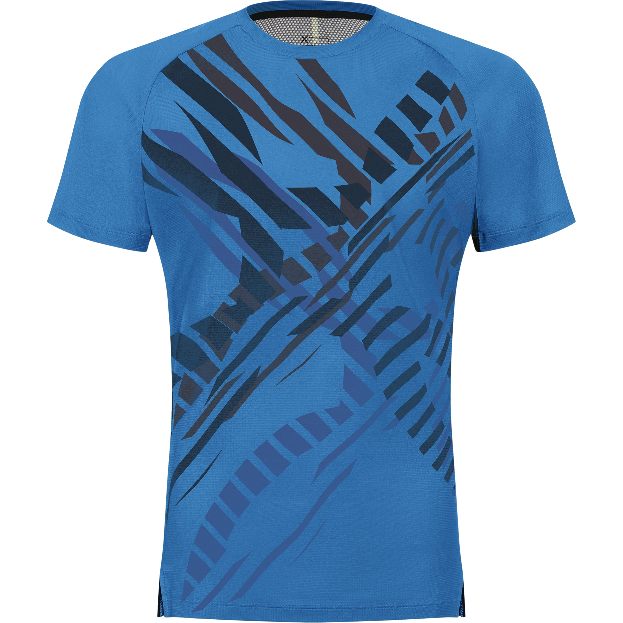 Montura Shadow Graphic Herren Laufshirts blau Größe M Laufen Elastisch