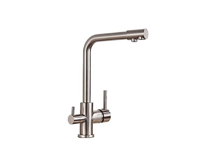 SWENEEN Rotatabkitchen Küchenarmatur-Wasserfilter, Einfach Zu Installierendes Reinigungssystem Für Spültischarmaturen, Ideal Für Trinkwasser, Verbessert Ihr Küchenerlebnis, Gebür,Brushed Nickle