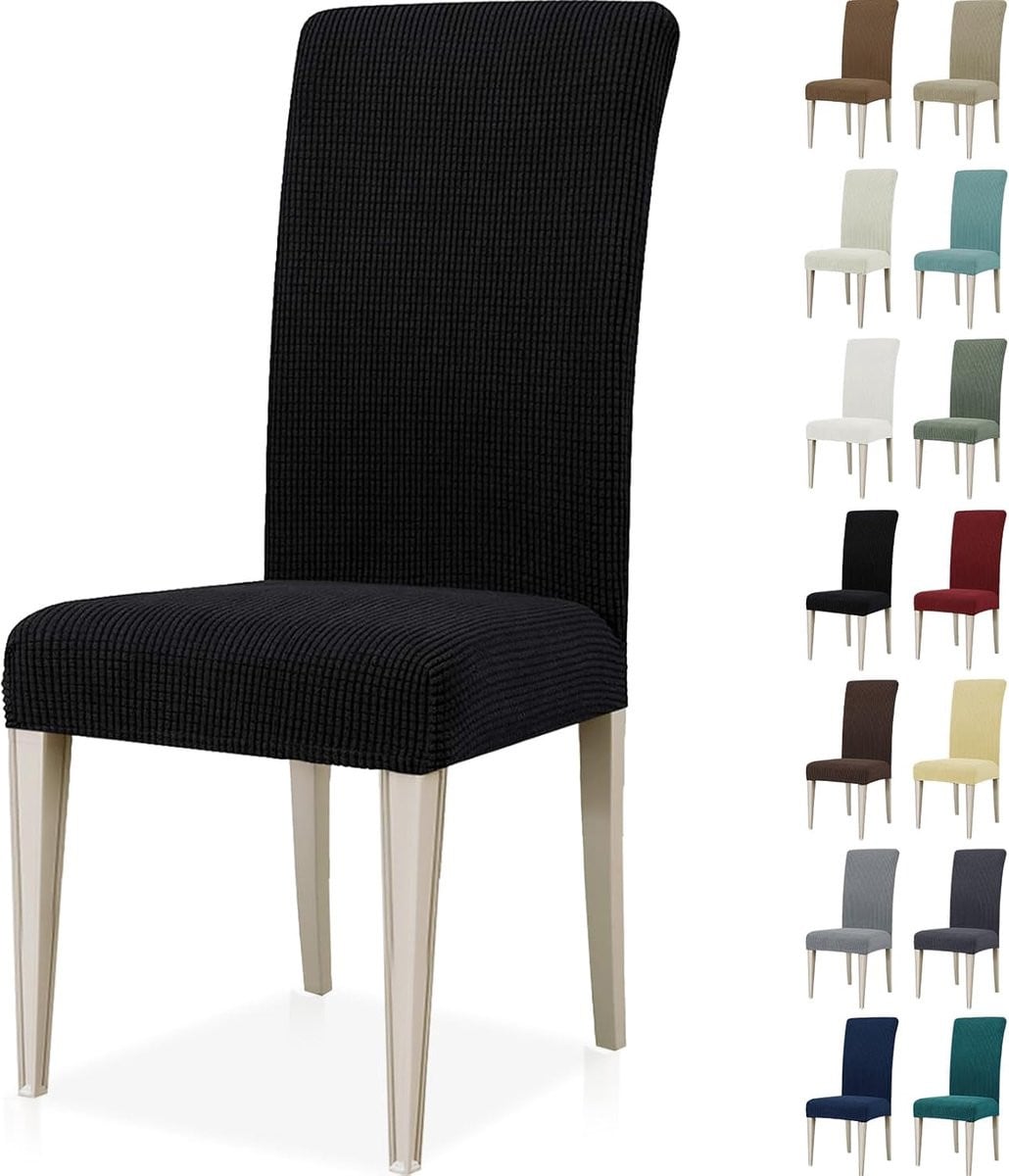 Ystyle Stretch Stoelhoezen 4 Stuks - Moderne Elastische en Wasbare Stoelhoevers voor Eetkamerset