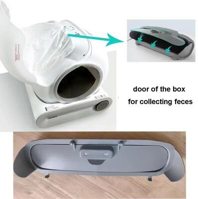 Inspire Essentials TONEPIE Self Cleaning Cat Litter Box Replacement Waste Bags accessory Bin Door