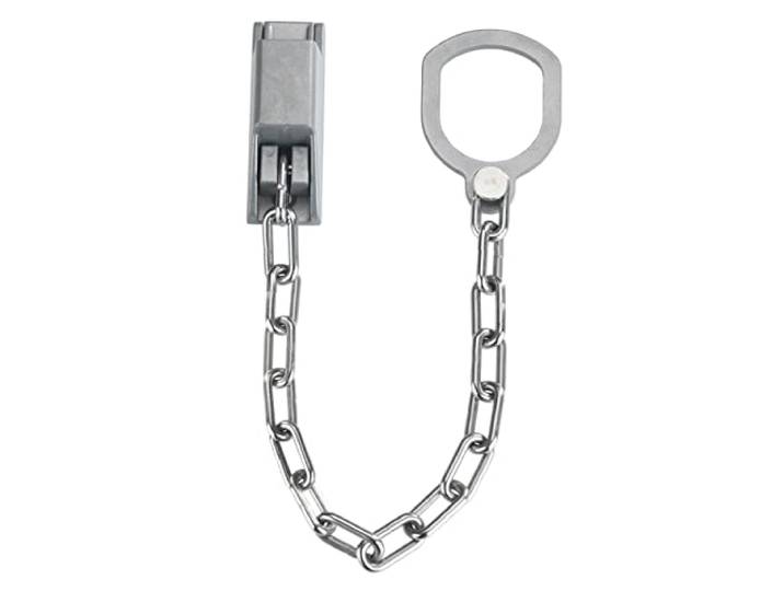 Maximex Türgriff-Kette abschließbar, kein Anbohren notwendig, optimaler Schutz für Haushund Eingangstüren, einfachste Anwendung, auch für Metallkunde Glastüren geeignet